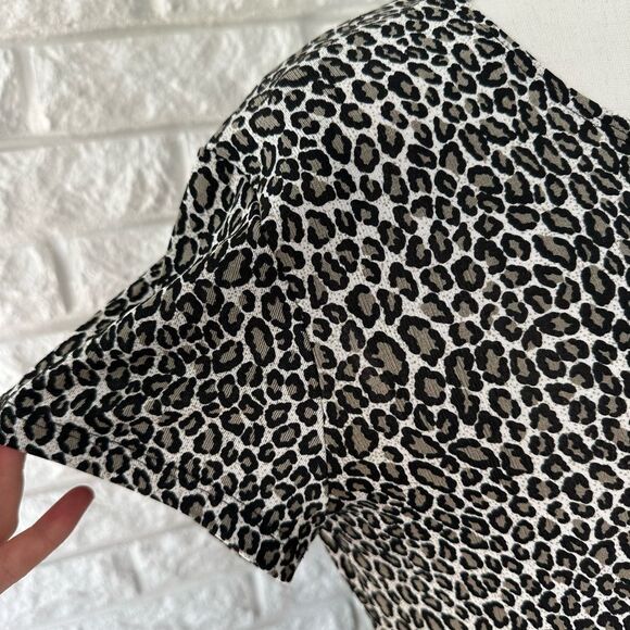 VINTAGE Leopard Print Midi Dress - Picture 4 of 5